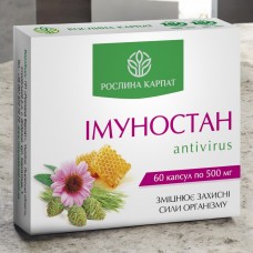 ІМУНОСТАН – ANTIVIRUS — ФІТОКОМПЛЕКС ДЛЯ ПІДВИЩЕННЯ ОПІРНОСТІ ОРГАНІЗМУ ДО ВІРУСНИХ І БАКТЕРІАЛЬНИХ ІНФЕКЦІЙ